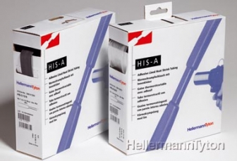 HIS-A-12/4-BK 熱収縮チューブ(3:1)接着剤付