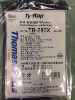 ＴＢ－２８０Ｘ　タイラップ　耐候タイプ（黒色）