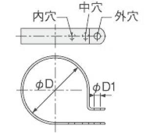 ＡＢ-2Ｎ　ナイロンクリップ　標準グレード（乳白色）